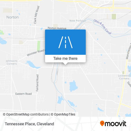 Tennessee Place map