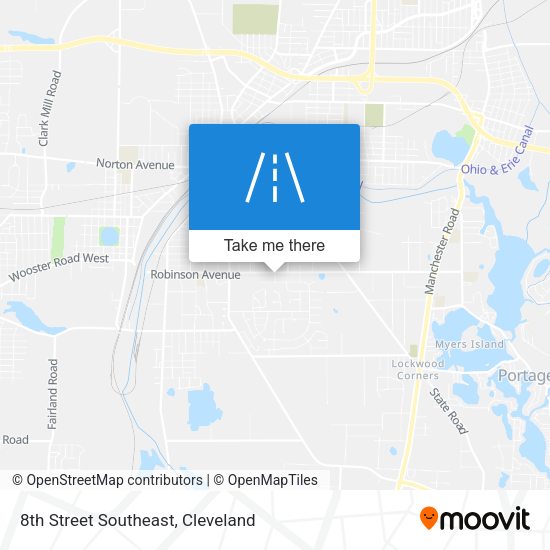 Mapa de 8th Street Southeast