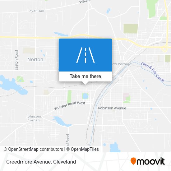 Creedmore Avenue map