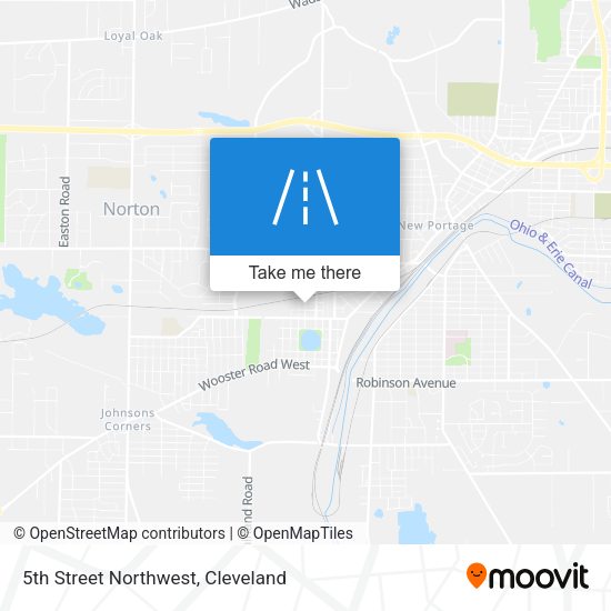 5th Street Northwest map