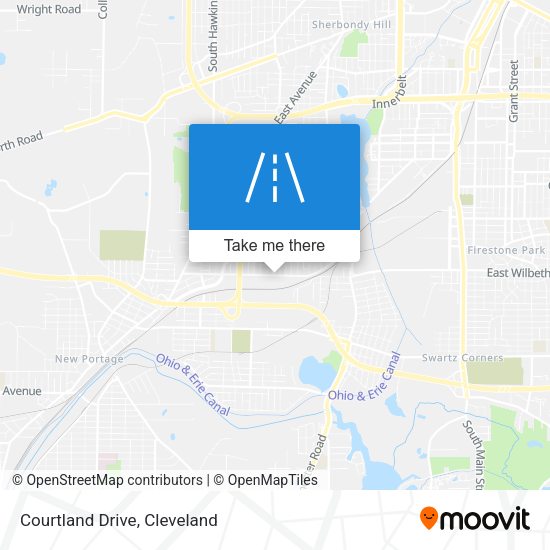 Mapa de Courtland Drive