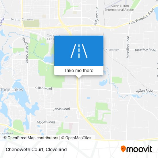 Mapa de Chenoweth Court