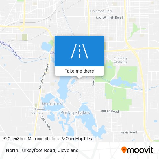 Mapa de North Turkeyfoot Road