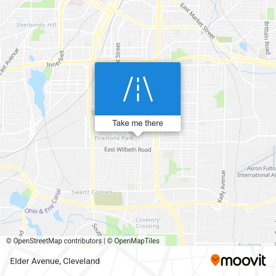 Mapa de Elder Avenue