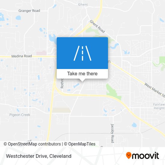 Mapa de Westchester Drive