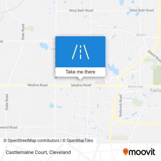 Castlemaine Court map