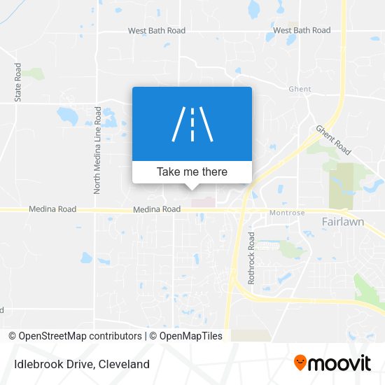 Mapa de Idlebrook Drive