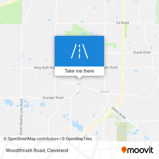 Mapa de Woodthrush Road