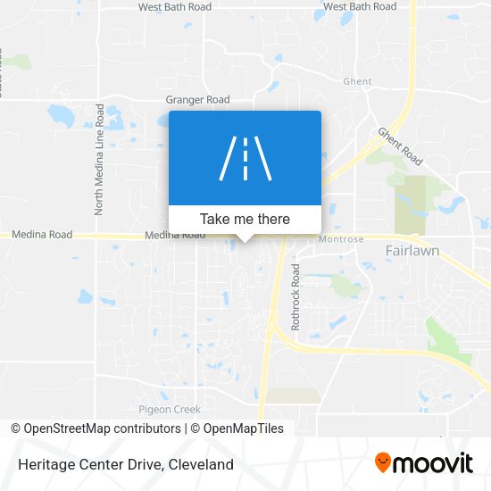 Heritage Center Drive map