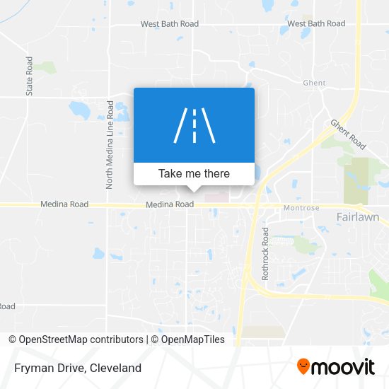 Mapa de Fryman Drive