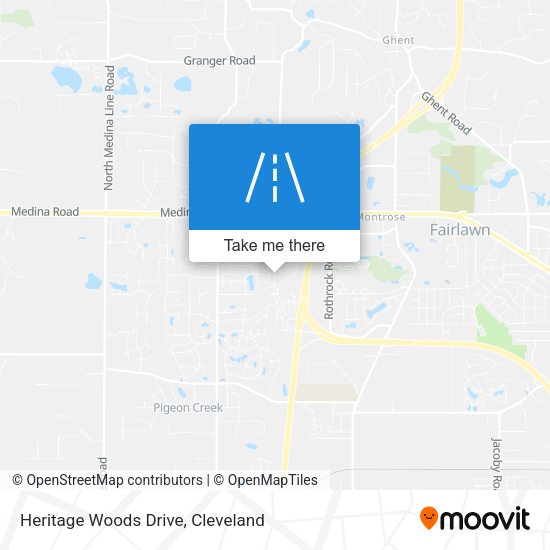 Heritage Woods Drive map
