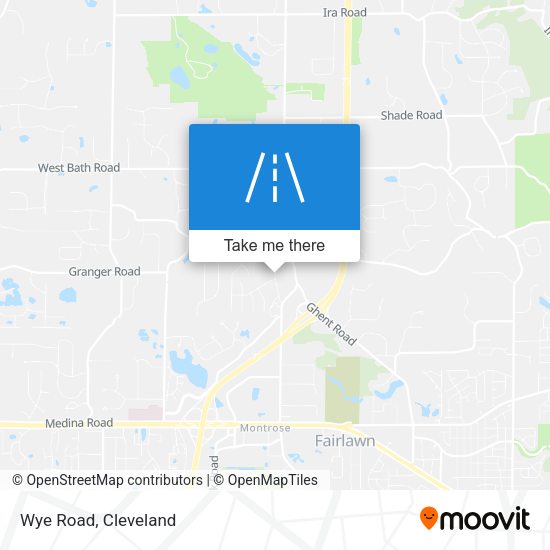 Mapa de Wye Road