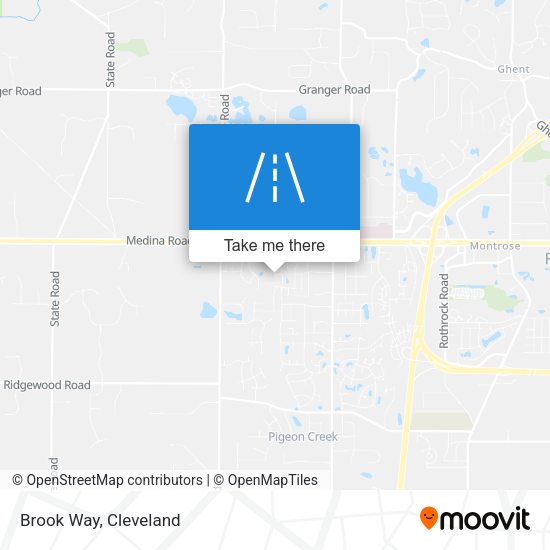 Mapa de Brook Way