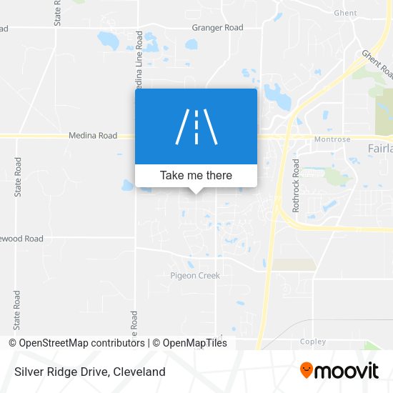 Mapa de Silver Ridge Drive
