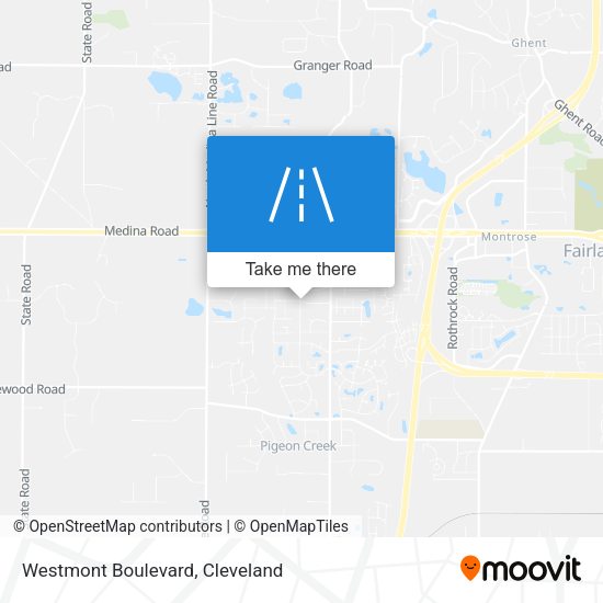 Mapa de Westmont Boulevard