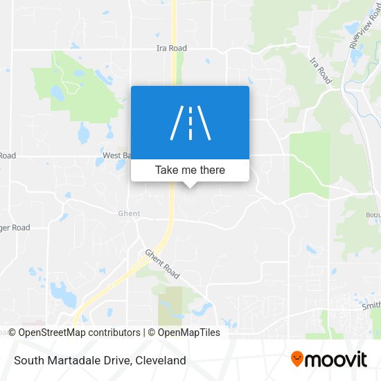 South Martadale Drive map