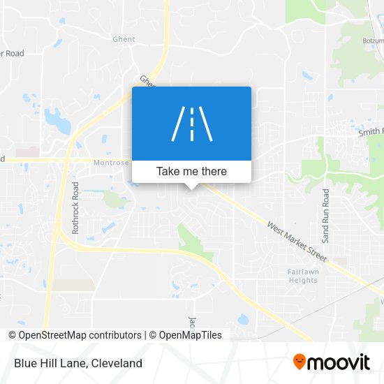 Mapa de Blue Hill Lane