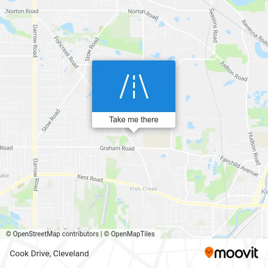Cook Drive map