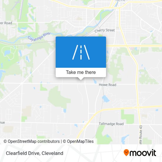 Clearfield Drive map