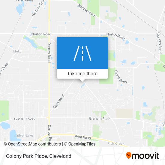 Colony Park Place map