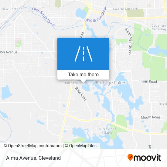 Mapa de Alma Avenue