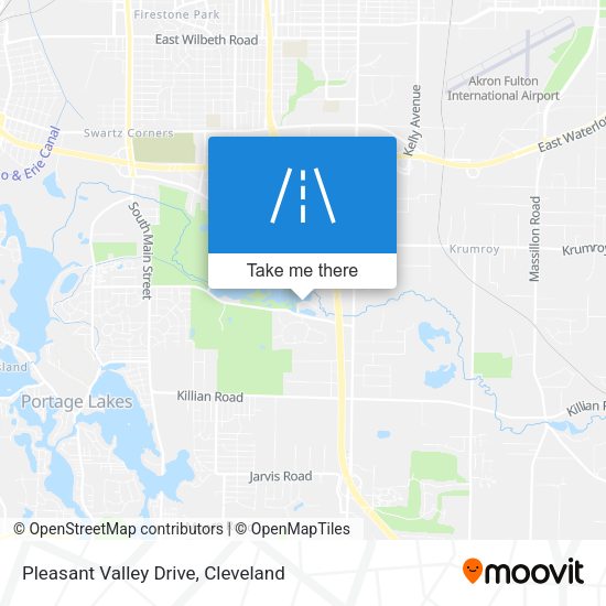 Pleasant Valley Drive map