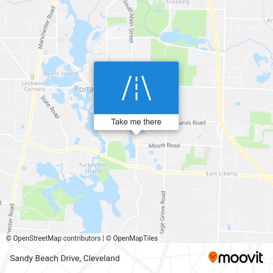 Sandy Beach Drive map