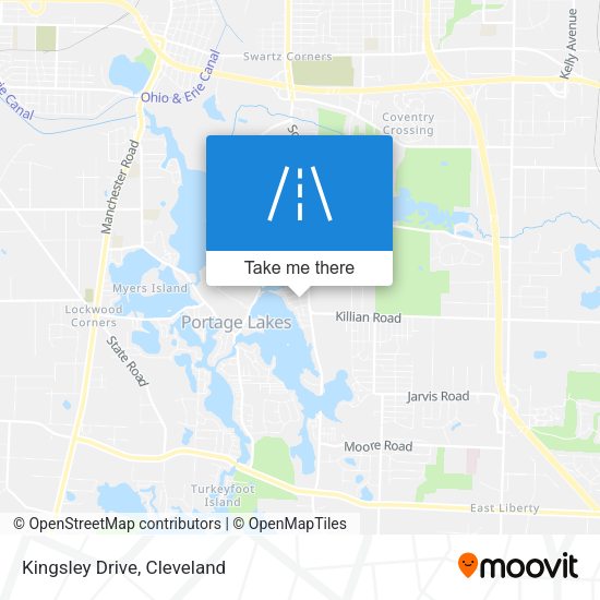 Mapa de Kingsley Drive