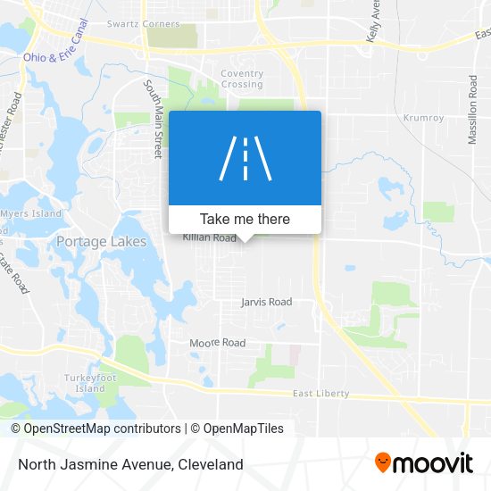 Mapa de North Jasmine Avenue