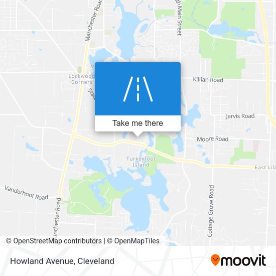 Mapa de Howland Avenue
