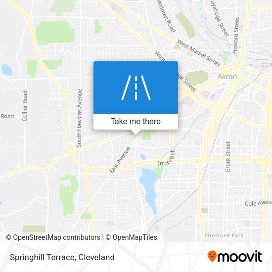 Mapa de Springhill Terrace