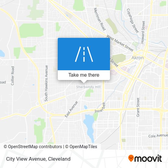 City View Avenue map