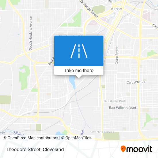Mapa de Theodore Street