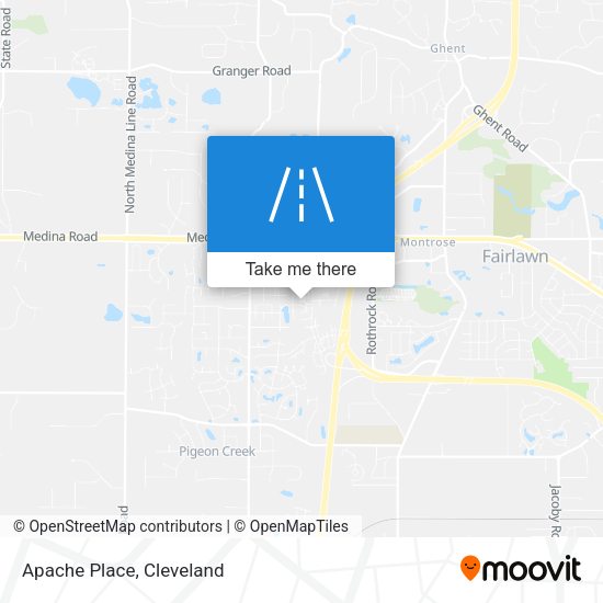 Mapa de Apache Place