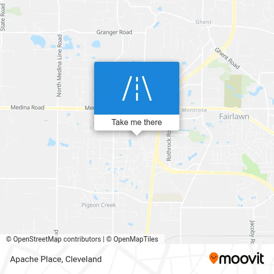 Apache Place map
