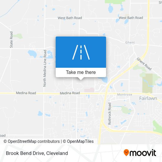 Mapa de Brook Bend Drive