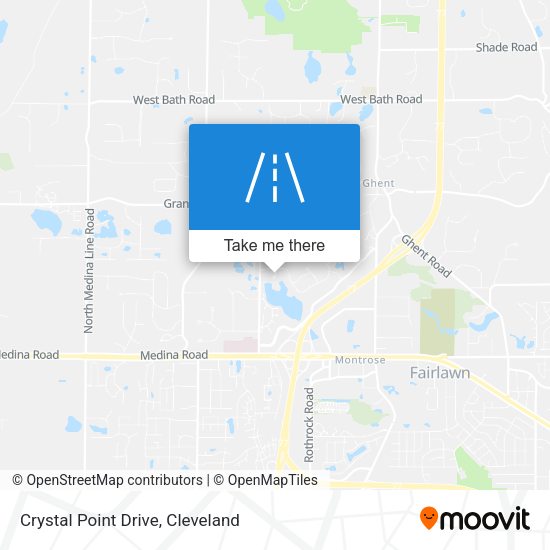 Mapa de Crystal Point Drive