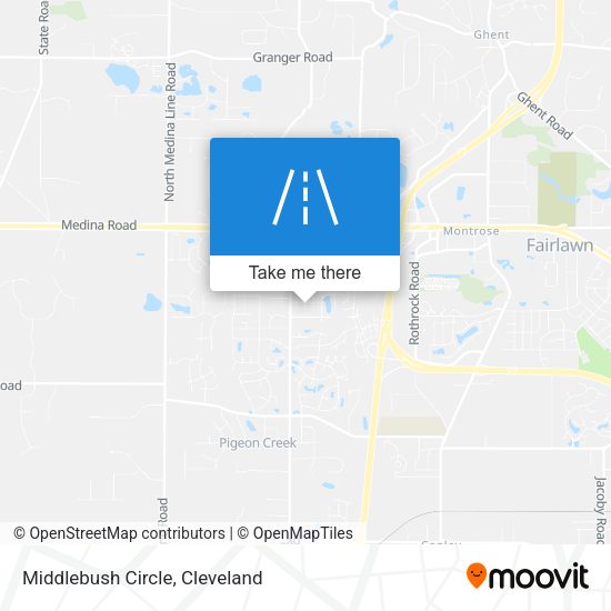 Middlebush Circle map