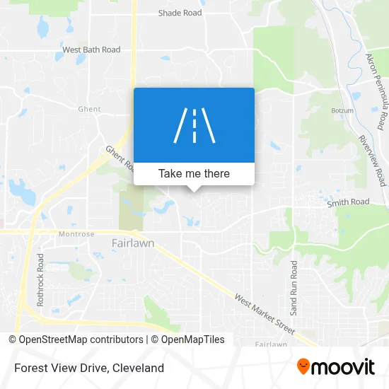 Forest View Drive map