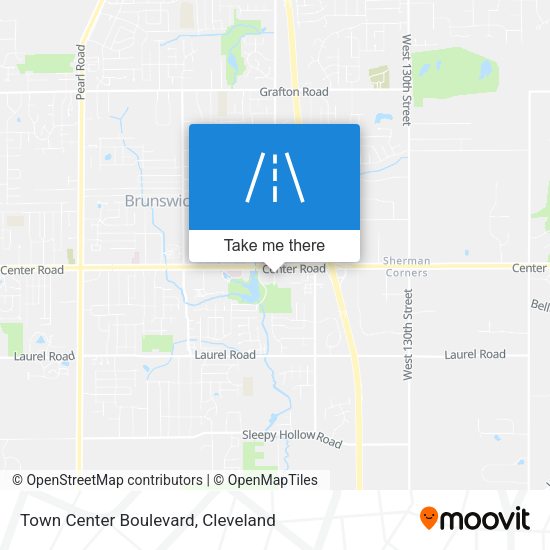 Town Center Boulevard map