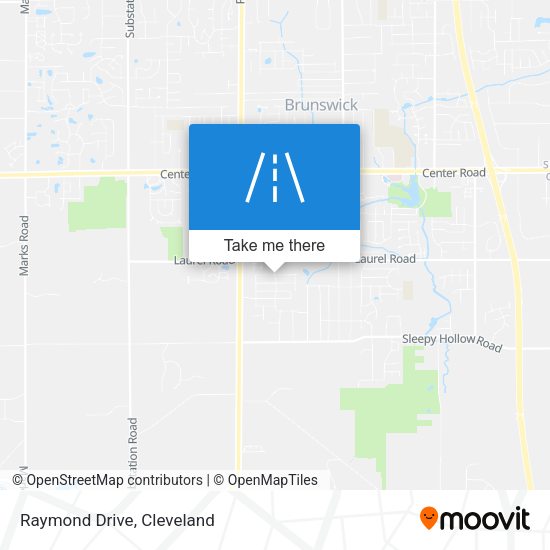 Raymond Drive map
