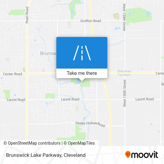 Brunswick Lake Parkway map