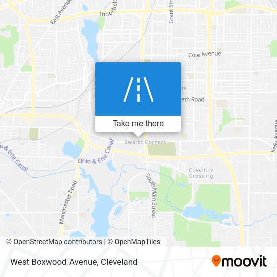 Mapa de West Boxwood Avenue