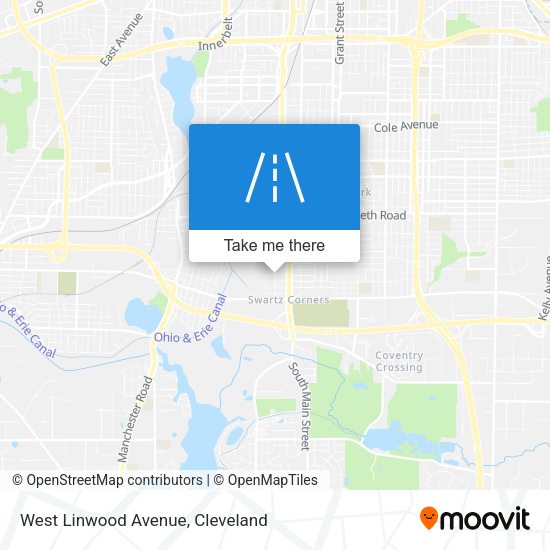West Linwood Avenue map
