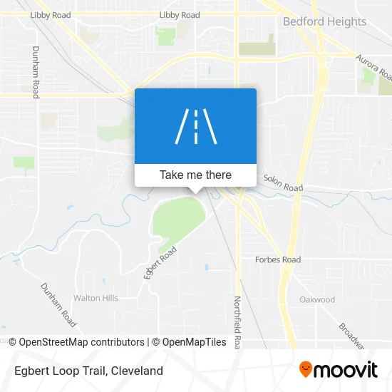 Egbert Loop Trail map