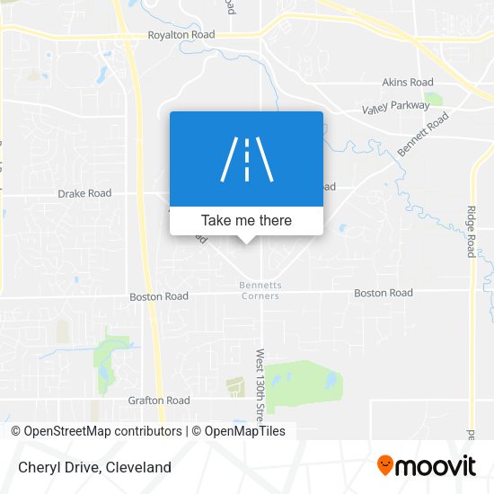 Mapa de Cheryl Drive