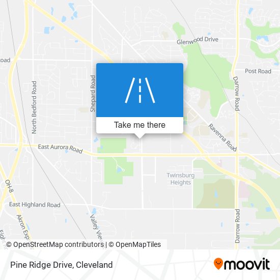 Pine Ridge Drive map