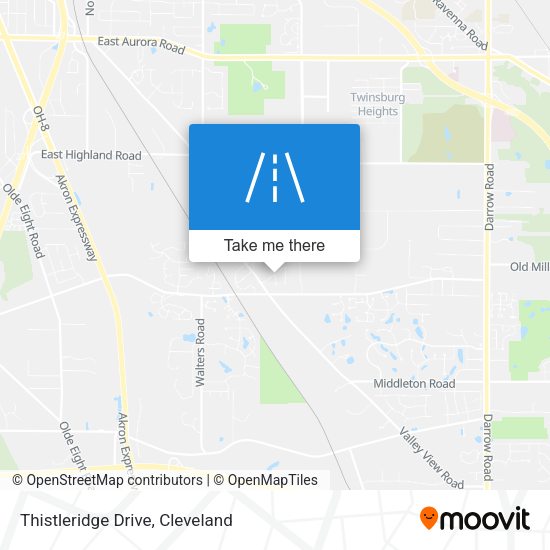 Thistleridge Drive map