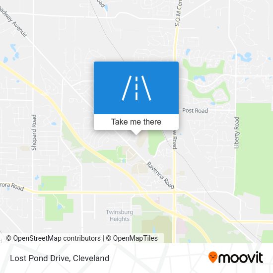 Lost Pond Drive map