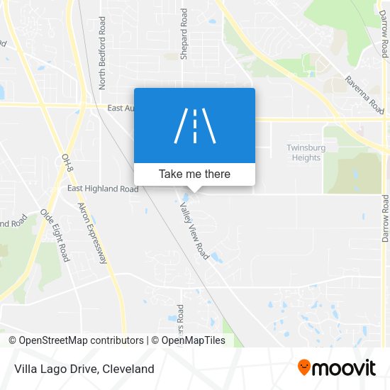 Villa Lago Drive map